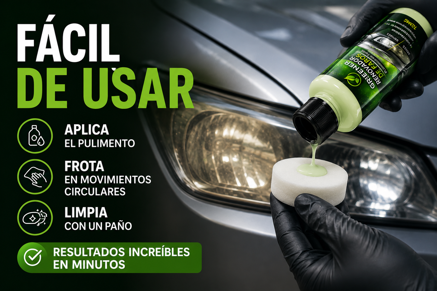 Cera Anti Arañazos / Limpia Faros 125ml